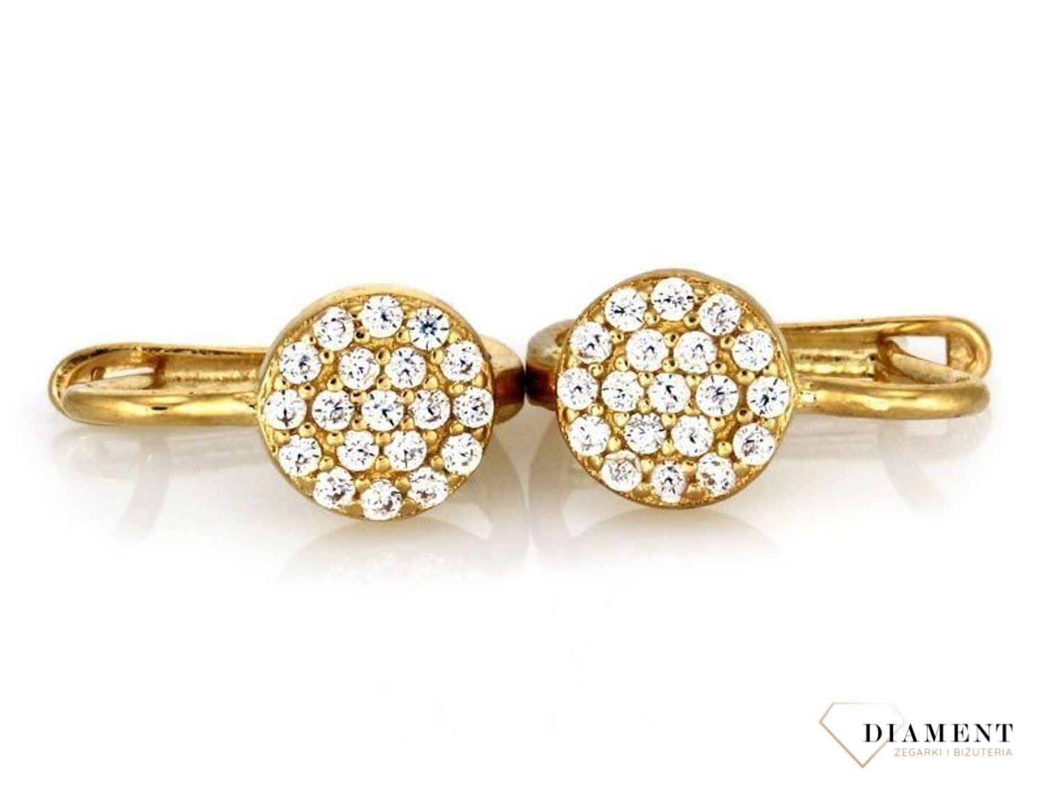 Kolczyki dla dziecka kółeczko kółko z cyrkoniami.jpg